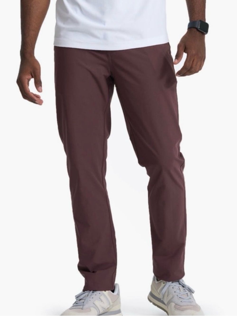 Vuori Men's Meta Pants in Oxblood 36x32